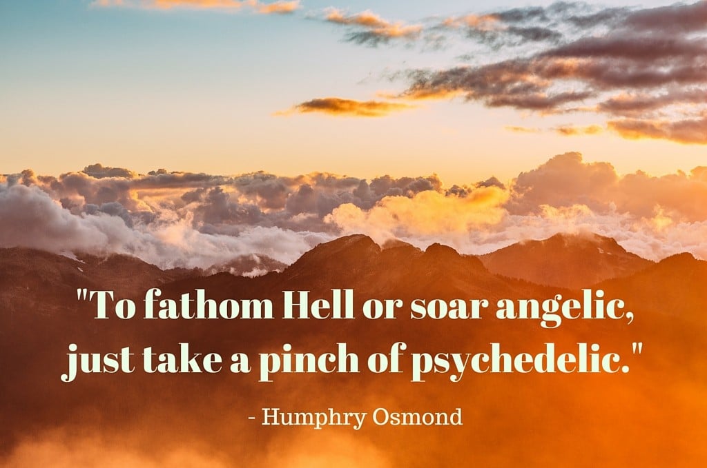 Humphry Osmond first coined the term "psychedelic" in 1957 in a competition of rhymes with Aldous Huxley. 